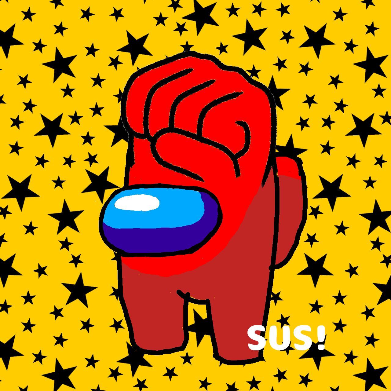 Among Us version of #tumindig avatar.